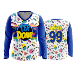 2430 WOMENS V NECK LONGSLEEVE YER-DONE-2