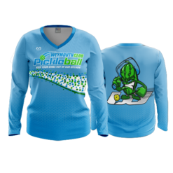 1742 WOMENS V NECK LONGSLEEVE WEYMOUTH-PICKLEBALL-1