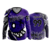 3871 WOMENS V NECK LONGSLEEVE PSYCHOS-1