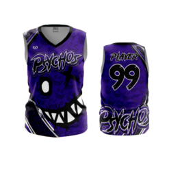3871 WOMENS V NECK SLEEVELESS PSYCHOS-1