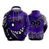 3871 UNISEX FLEECE HOODY PSYCHOS-1