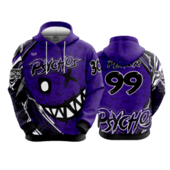 3871 UNISEX FLEECE HOODY PSYCHOS-1