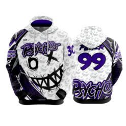 3871 UNISEX FLEECE HOODY PSYCHOS-2