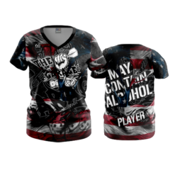 2822 WOMENS V NECK THE-GARAGE-1