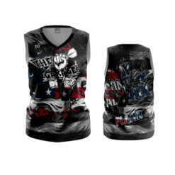 2822 WOMENS V NECK SLEEVELESS THE-GARAGE-2