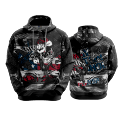 2822 UNISEX FLEECE HOODY THE-GARAGE-2