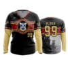 3877 WOMENS V NECK LONGSLEEVE AOCE-1