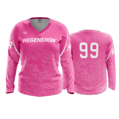 3420 WOMENS V NECK LONGSLEEVE REGENERON-1