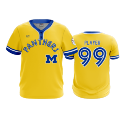 3882 MENS 2 BUTTON SCOOP NECK MAYSVILLE-PANTHERS-2