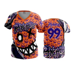 1983 WOMENS V NECK PSYCHOS-2