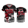 3883 WOMENS V NECK MUMBO-SAUCE-1