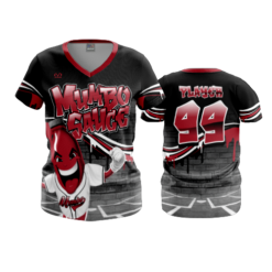 3883 WOMENS V NECK MUMBO-SAUCE-1