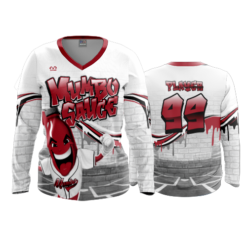 3883 WOMENS V NECK LONGSLEEVE MUMBO-SAUCE-2