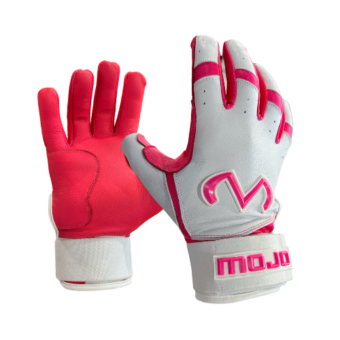 BigStick Batting Gloves - WHITE/PINK