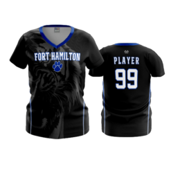 3895 WOMENS V NECK FORT-HAMILTON-SPIRIT