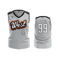 3893 WOMENS V NECK SLEEVELESS WEST-SENATORS-1