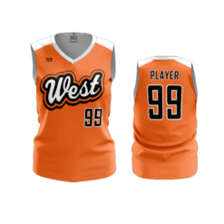 3893 WOMENS V NECK SLEEVELESS WEST-SENATORS-2