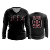 3899 WOMENS V NECK LONGSLEEVE CHILLY-REDS-1