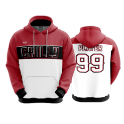3899 UNISEX FLEECE HOODY CHILLY-REDS-2