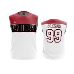 3899 MENS SPORT CREW NECK SLEEVELESS CHILLY-REDS-2