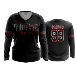 2701 WOMENS V NECK LONGSLEEVE MOOSE-2024-1