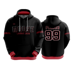 2701 UNISEX FLEECE HOODY MOOSE-2024-1