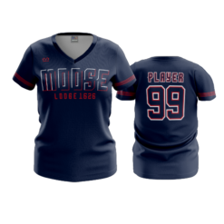 2701 WOMENS V NECK MOOSE-2024-2