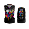 3900 WOMENS V NECK SLEEVELESS LEGALLY-BALLERS