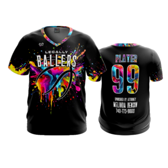 3900 MENS SPORT V NECK LEGALLY-BALLERS