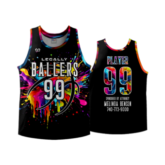 3900 MENS BASKETBALL TANK 1 PLY LEGALLY-BALLERS