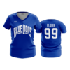 3908 WOMENS V NECK BLUE-LIONS-BBALL