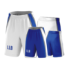 3908 UNISEX HIGH RISE BASKETBALL REVERSIBLE SHORTS BLUE-LIONS-BBALL