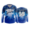 3719 WOMENS V NECK LONGSLEEVE CHILLICOTHE-THUNDER-1