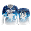 3719 WOMENS V NECK LONGSLEEVE CHILLICOTHE-THUNDER-2