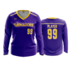 3756 WOMENS V NECK LONGSLEEVE SOUTHERN-SOFTBALL-1
