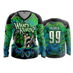 3897 WOMENS V NECK LONGSLEEVE WHATS-KRAKEN-1
