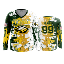 3892 WOMENS V NECK LONGSLEEVE EAGLES-1