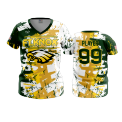 3892 WOMENS V NECK EAGLES-1