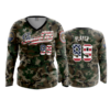 3896 WOMENS V NECK LONGSLEEVE IBEW-176-1