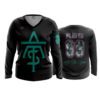3898 WOMENS V NECK LONGSLEEVE ALL-THE-SMOKE-1
