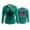 3898 WOMENS V NECK LONGSLEEVE ALL-THE-SMOKE-2