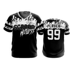 3441 MENS SPORT V NECK SCARED-HITLESS-1