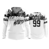 3441 WOMENS V NECK LONGSLEEVE SCARED-HITLESS-2