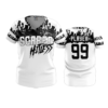 3441 WOMENS V NECK SCARED-HITLESS-2