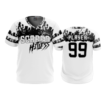 3441 MENS SPORT V NECK SCARED-HITLESS-2