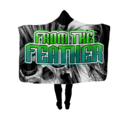 3914 UNISEX FAN WRAP HOODY FROM-THE-FEATHER