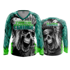 3914 WOMENS V NECK LONGSLEEVE FROM-THE-FEATHER
