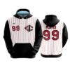 3902 UNISEX FLEECE HOODY IRON-CITY-BATS-1