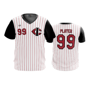 3902 MENS SPORT V NECK IRON-CITY-BATS-1