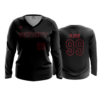 3902 WOMENS V NECK LONGSLEEVE IRON-CITY-BATS-2